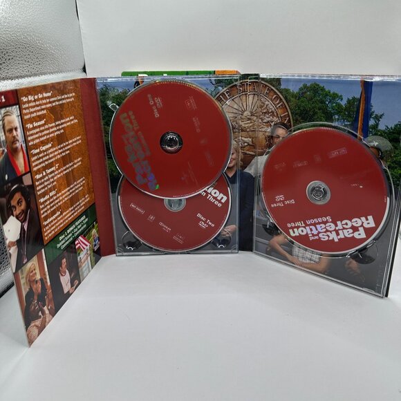Parks And Recreation Season Three DVD Amy Poehler Chris Pratt 2011 Not Rated - Picture 5 of 5